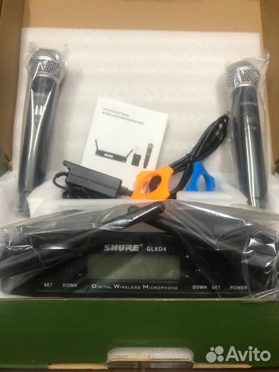 Новый микрафон shure glxd4