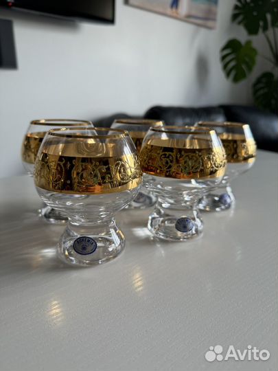 Хрустальные бокалы для коньяка