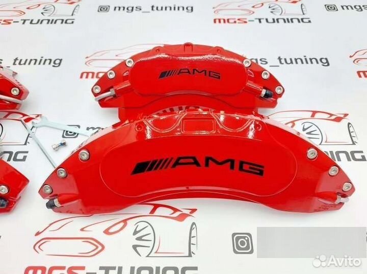 Накладки на суппорта AMG металл GLE 166 / 292