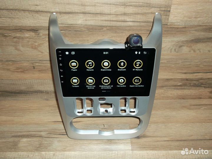 Магнитола Renault Logan Android с камерой