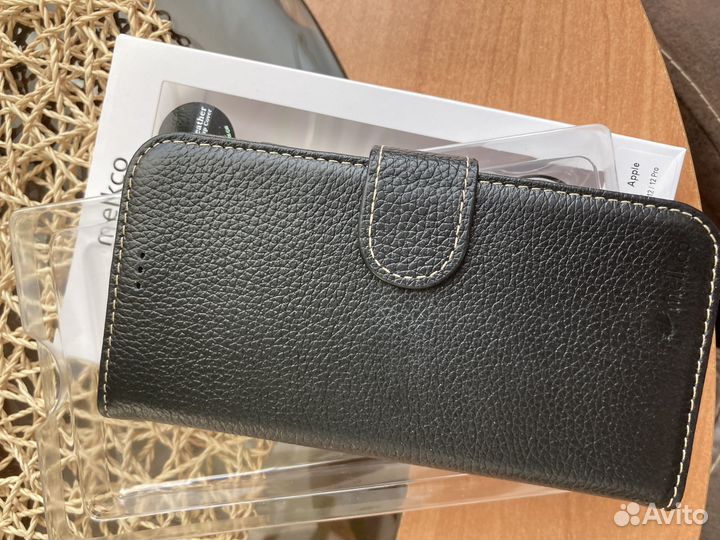 Кожаный чехол книжка Melkco для Apple iPhone 12