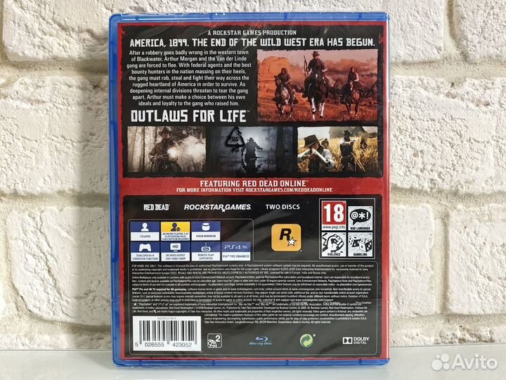 Red Dead Redemption 2 PS4 новый диск