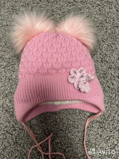 Шапка зимняя для девочки