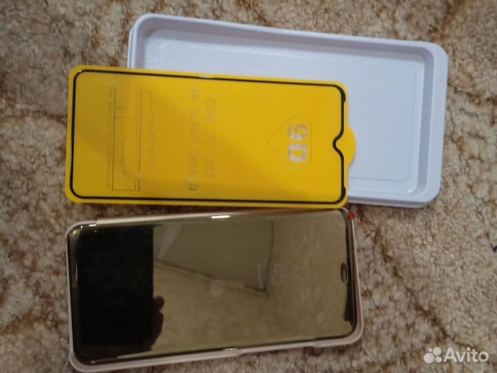 Чехол книжка и защитное стекло для honor 8X