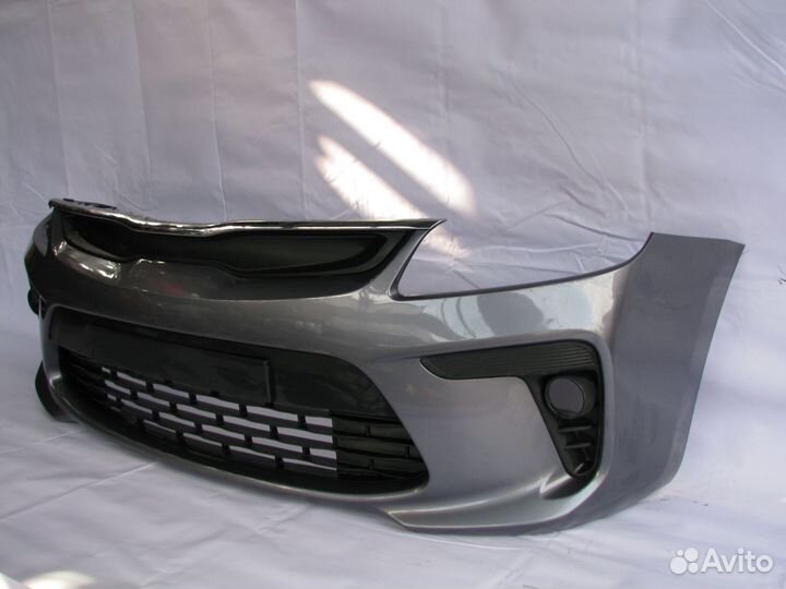 Kia Rio 4 Бампер передний 2017+