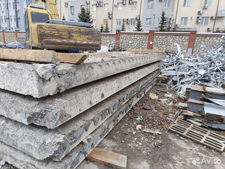 Плиты перекрытия пустотные бу