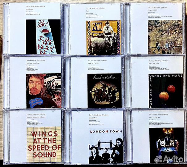 Paul McCartney & Wings музыкальные cd диски