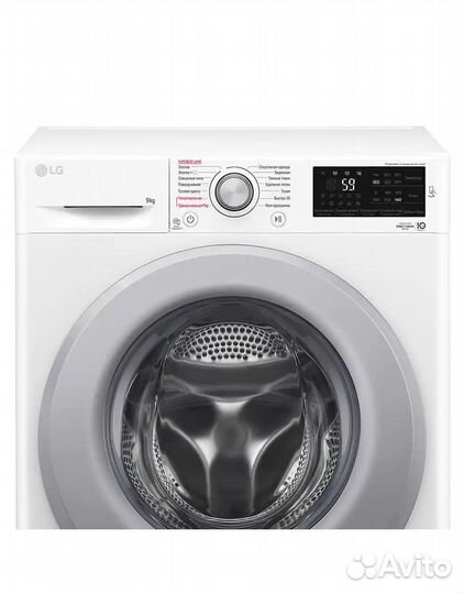 Cтиральная машина LG с функцией пара Steam, 9 кг