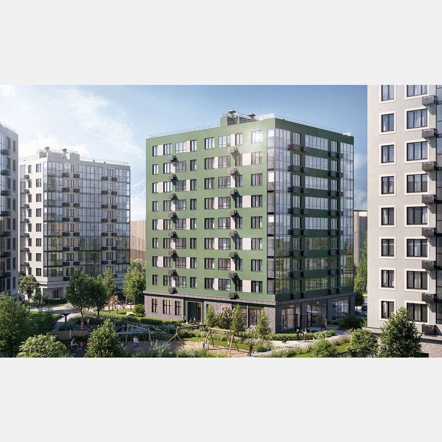 1-к. квартира, 34,6 м², 4/9 эт.
