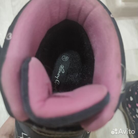 Сапоги зимние для девочки