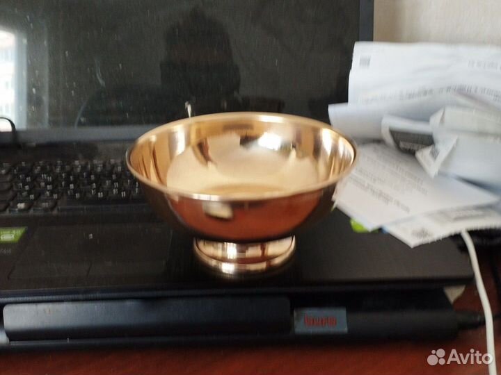 Чаша томпаковая для самовара (полоскательница)