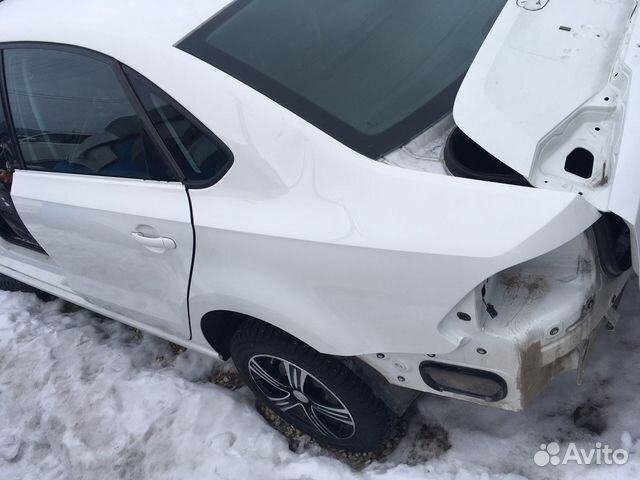 Крыло заднее левое volkswagen polo sedan