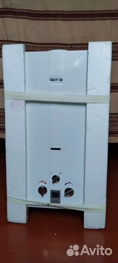 Газовый водонагреватель vektor jsd20-w lg