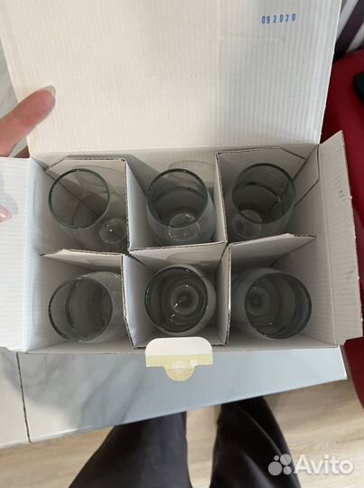 Бокалы для шампанского 6 штук