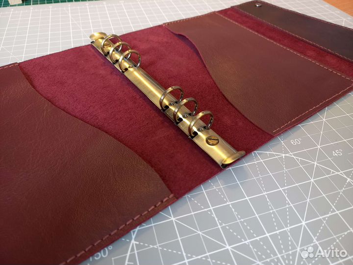 Обложка на кольцах ручной работы