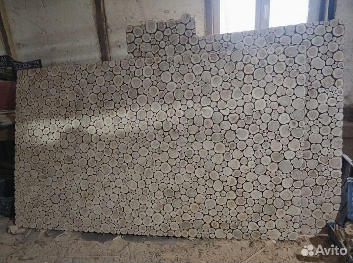 Панно из можжевельника для бани