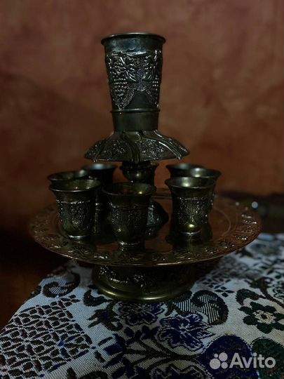 Набор винтажный винный Фонтан