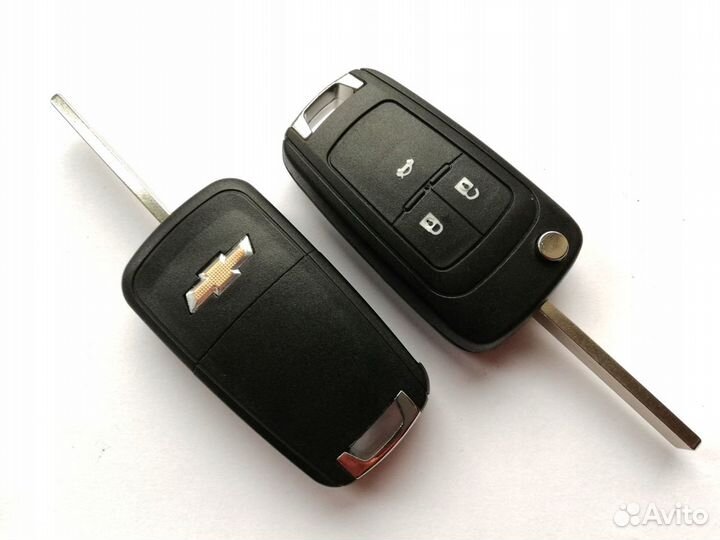 Корпус ключа Chevrolet с тремя кнопками