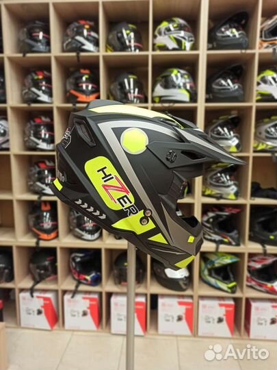 Мото шлем кроссовый