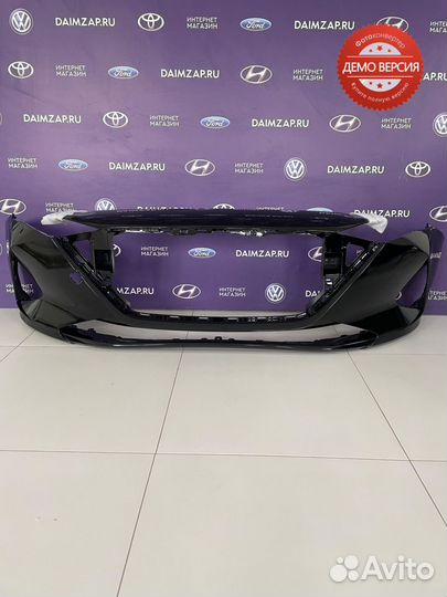Бампер передний Hyundai solaris 2 (2020) черный