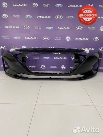 Бампер передний Hyundai solaris 2 (2020) черный