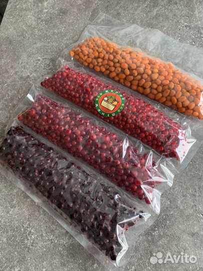 Набор замороженных ягод Чайный 4 вида 1кг