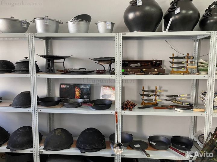 Казан чугунный Печь