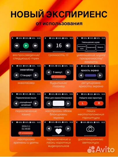 Наушники беспроводные AirPods Pro 2 c дисплеем