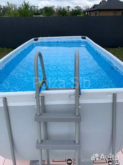 Каркасный бассейн 412х201х122 Песочный фильтр