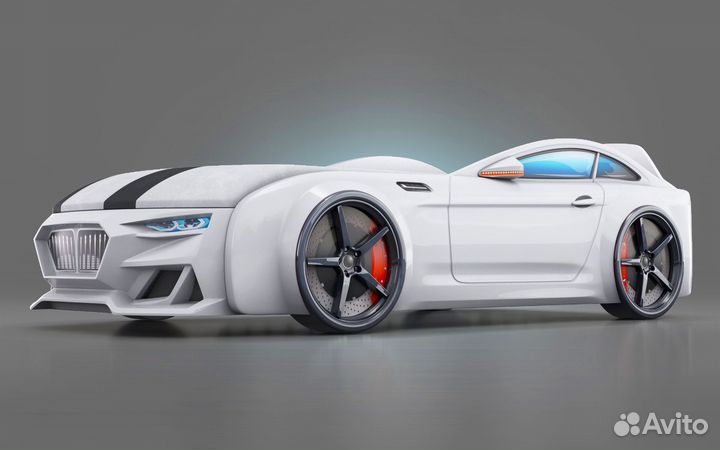 Кроватка детская машинка