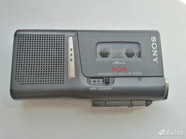 Диктофон sony M-629V (+2 микрокассеты)