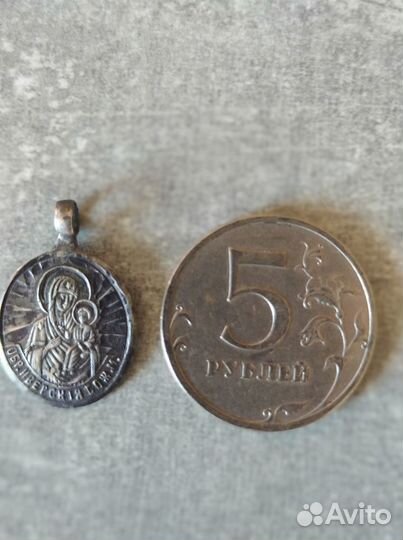 Образок серебро 84 проба