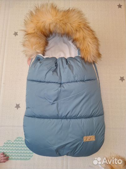 Зимний конверт в коляску