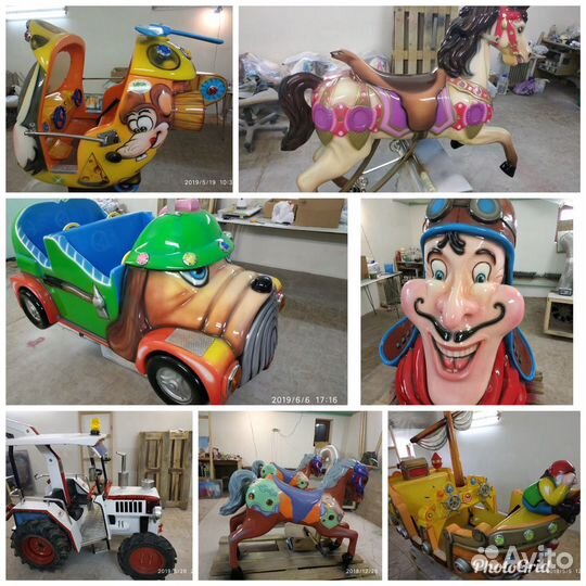 Реставрация аттракционов ремонт аэрография