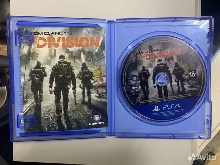 Диск с tom clancy's PS 4