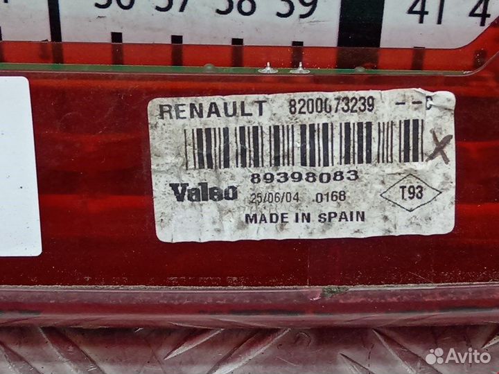 Фонарь для Renault Scenic 2