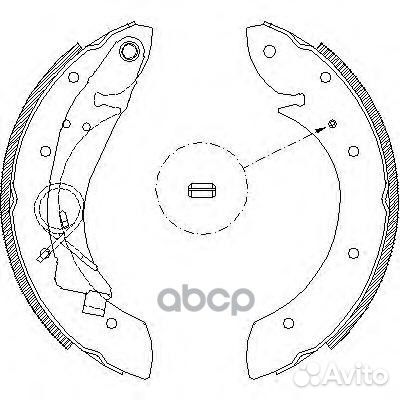 Колодки торм.барабанные 441900 Road house