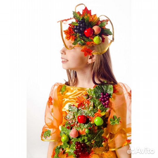 Костюмы овощей и фруктов, грибы, костюм осени