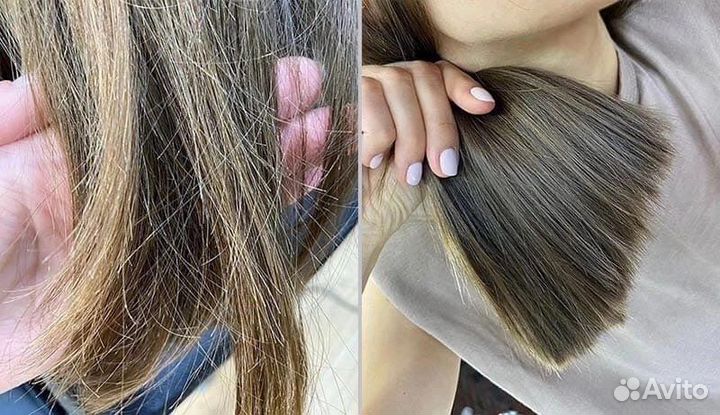 Полировка волос и подравнивание концов