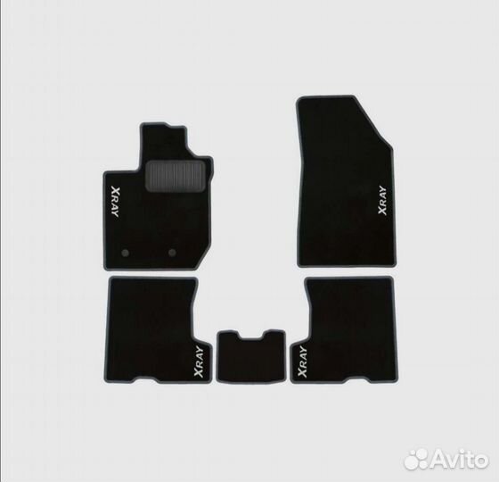 Коврики лада xray ворсовые