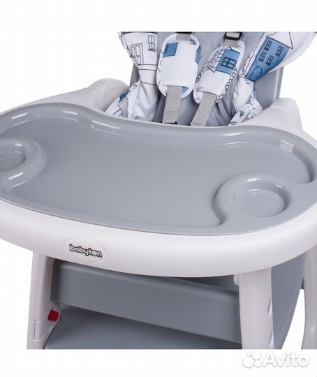 Стульчик для кормления babyton трансформер 2 в 1