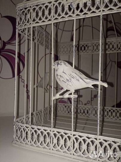 Клетка декоративная Кашпо Подсвечник