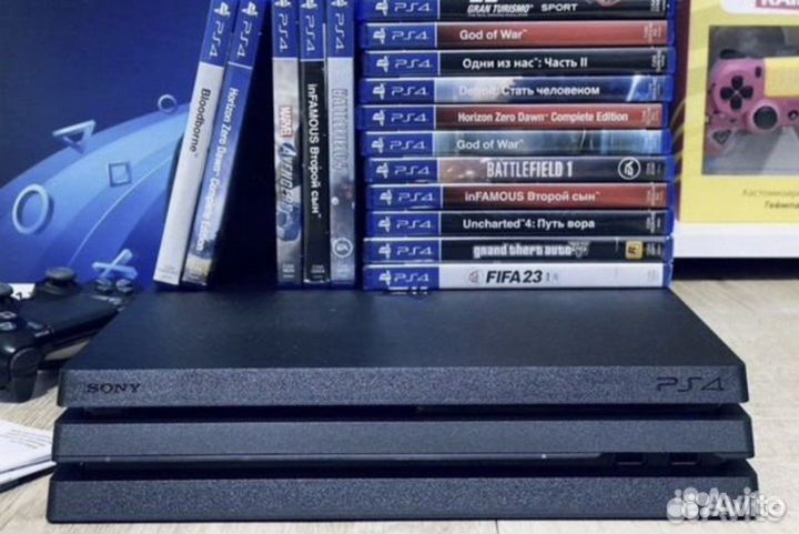 PS4 Slim Playstation 4 sony PS4 PRO + игры MK11