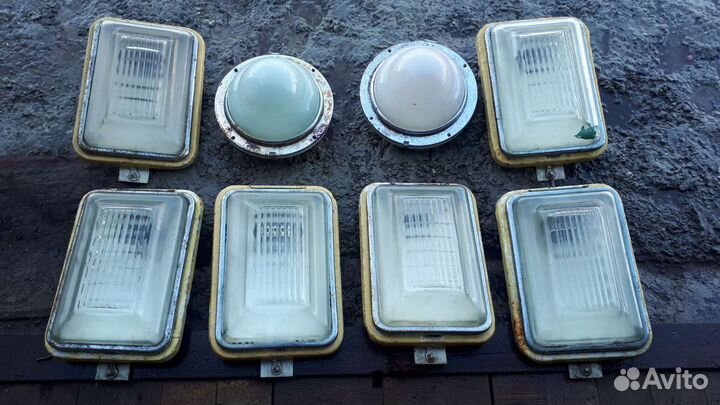 Ретро светильники от электротранспорта