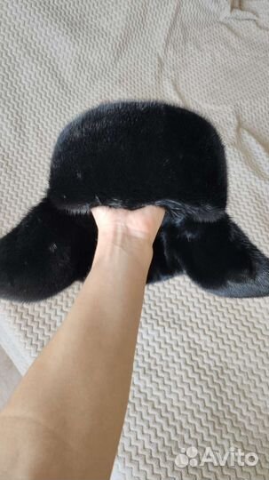 Норковая шапка мужская новая