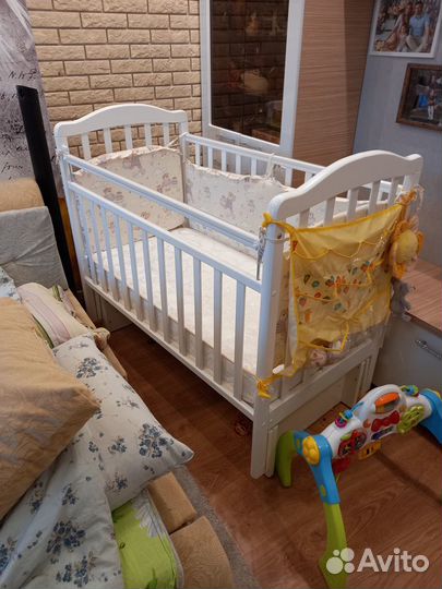 Кроватка детская и матрас