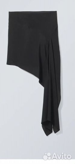 Мини юбка vira asymmetric mini skirt weekday