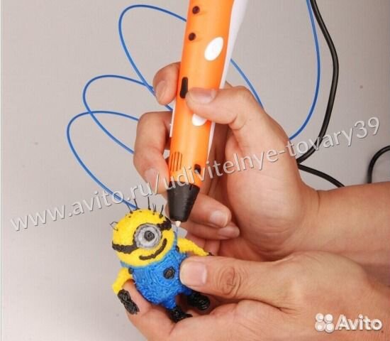 3D ручка Myriwell RP-100A, оранжевая