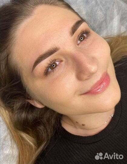 Перманентный макияж бровей. Веки, губы