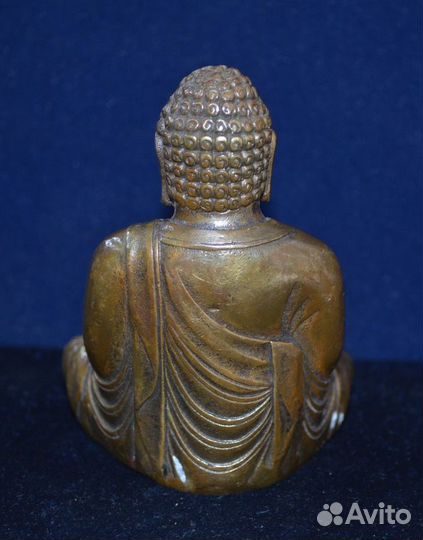 Статуэтка бронза патинированная Будда в позе лотос